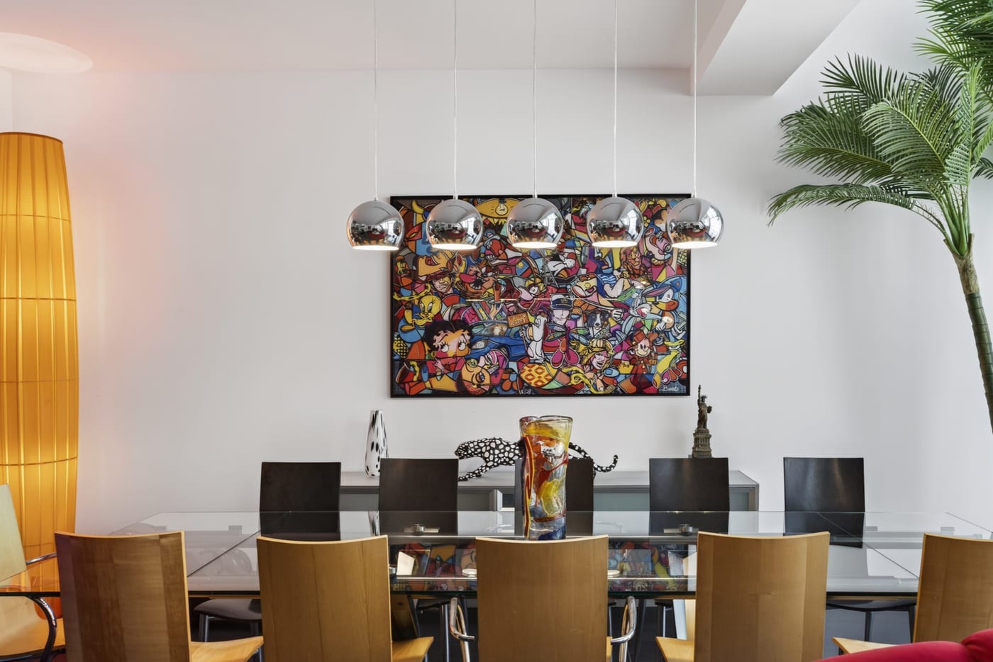 Salle à manger avec vue panoramique
